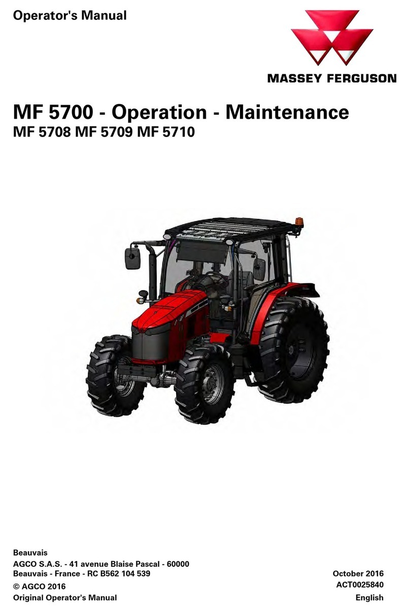 MASSEY FERGUSON MF 5700 User manual MASSEY FERGUSON MF 5700 User manual