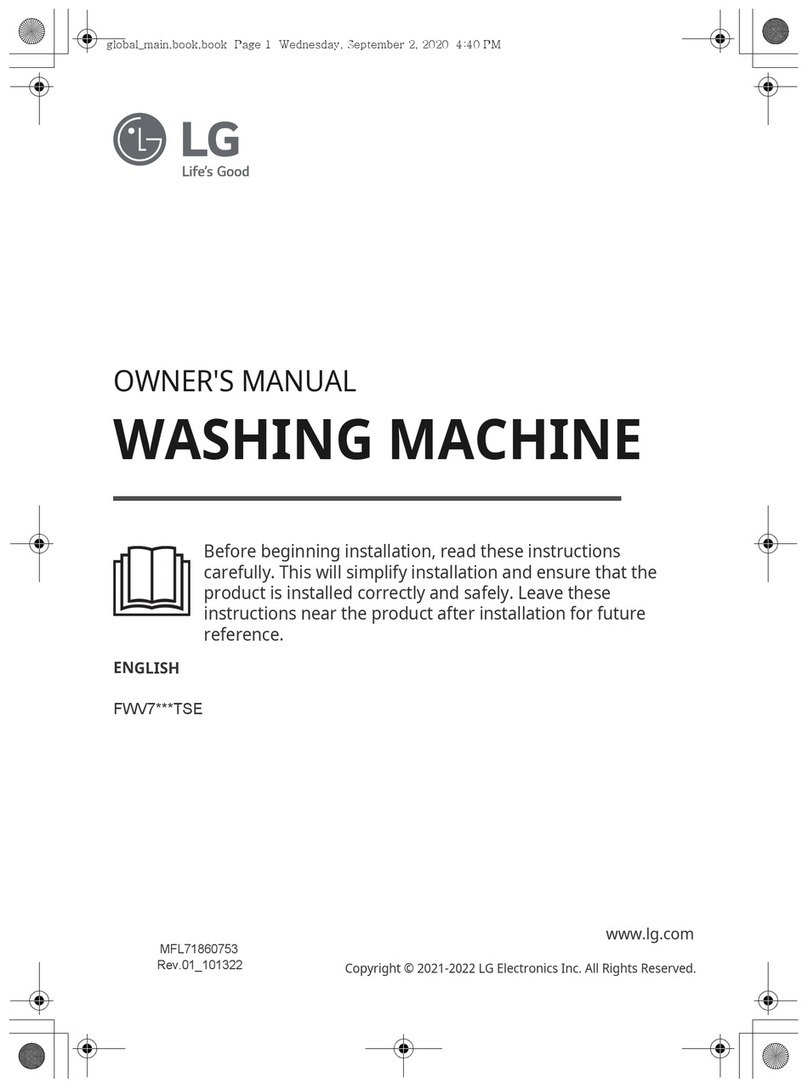 LG FWV7 TSE Series User manual