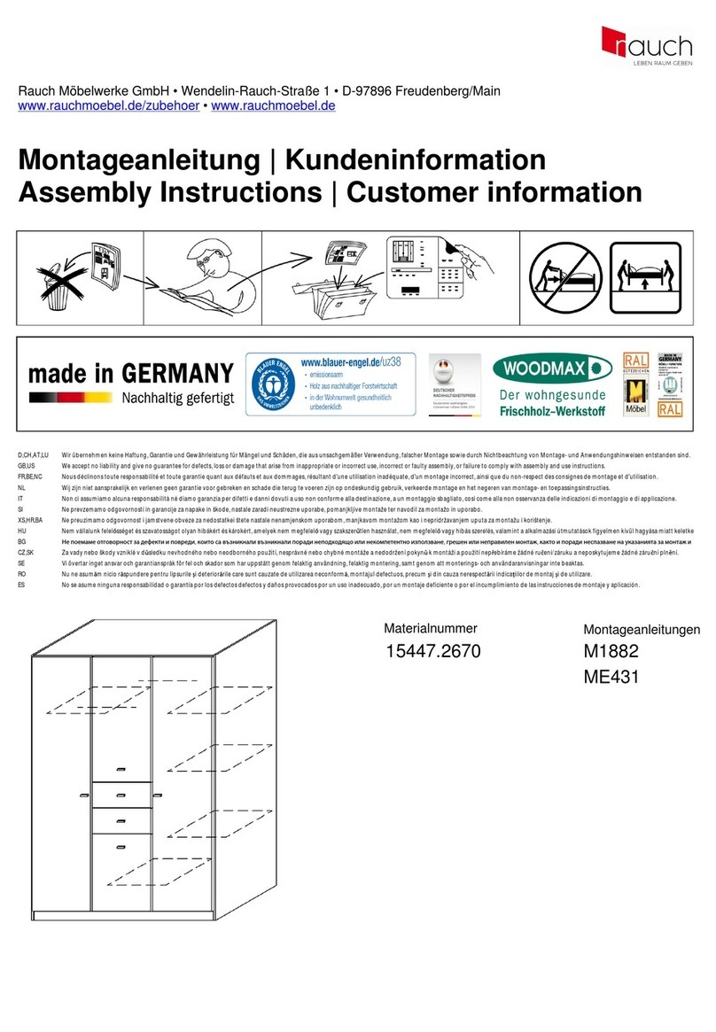 Rauch M1882 Assembly instructions Rauch M1882 Assembly instructions