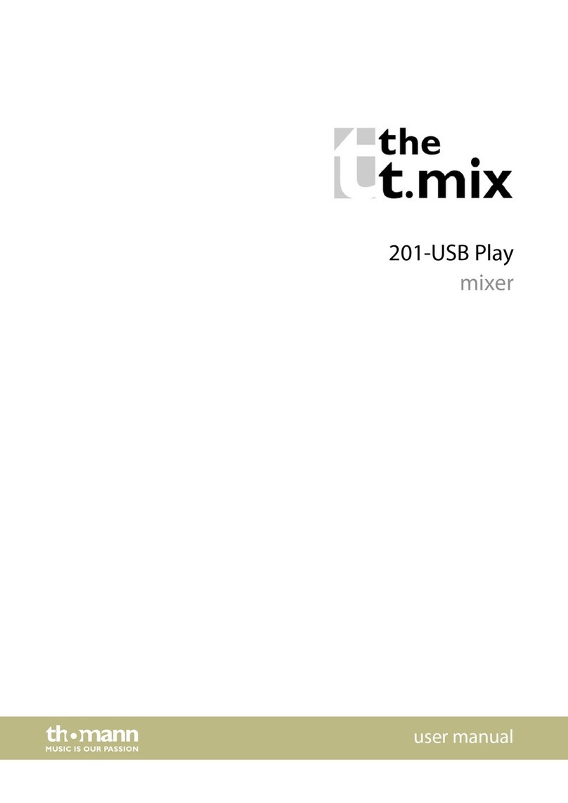 thomann the t.mix 201-USB Play user manual thomann the t.mix 201-USB Play user manual