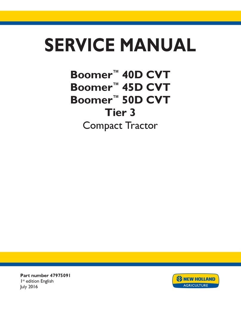 New Holland Boomer 40D CVT Tier 3 User manual
