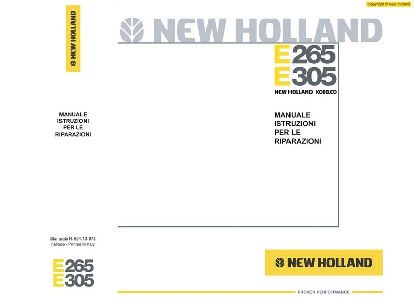 New Holland E265 Instruction manual