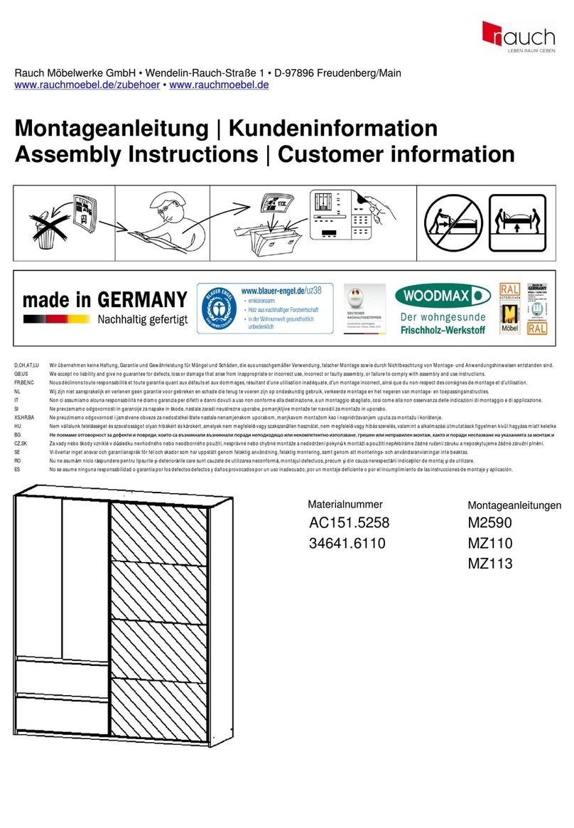 Rauch M2590 Assembly instructions