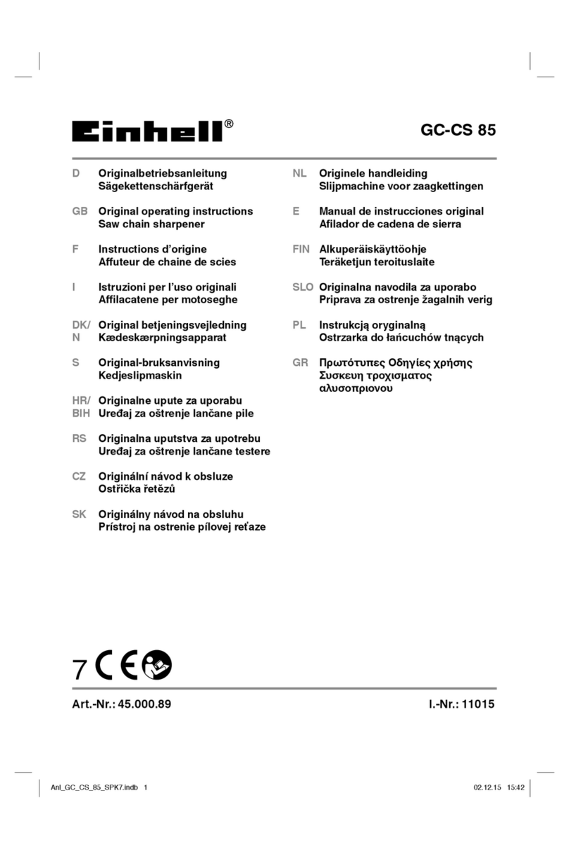 EINHELL GC-CS 85 Original operating instructions
