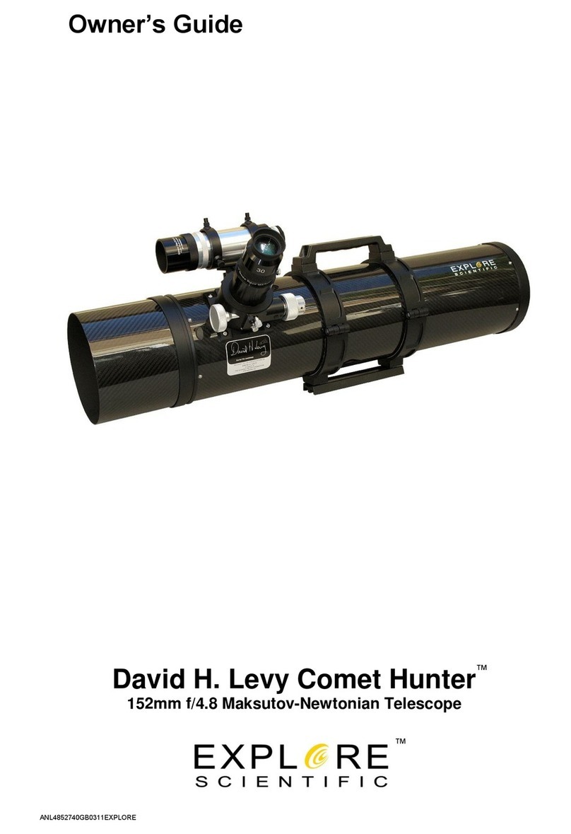 Explore Scientific David H. Levy Comet Hunter MN-152 owner's guide