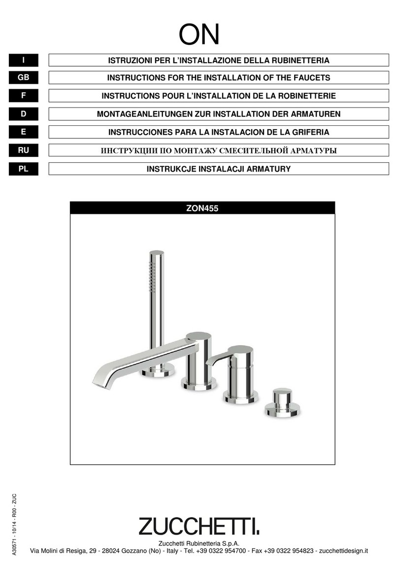ZUCCHETTI ON ZON455 Parts list manual