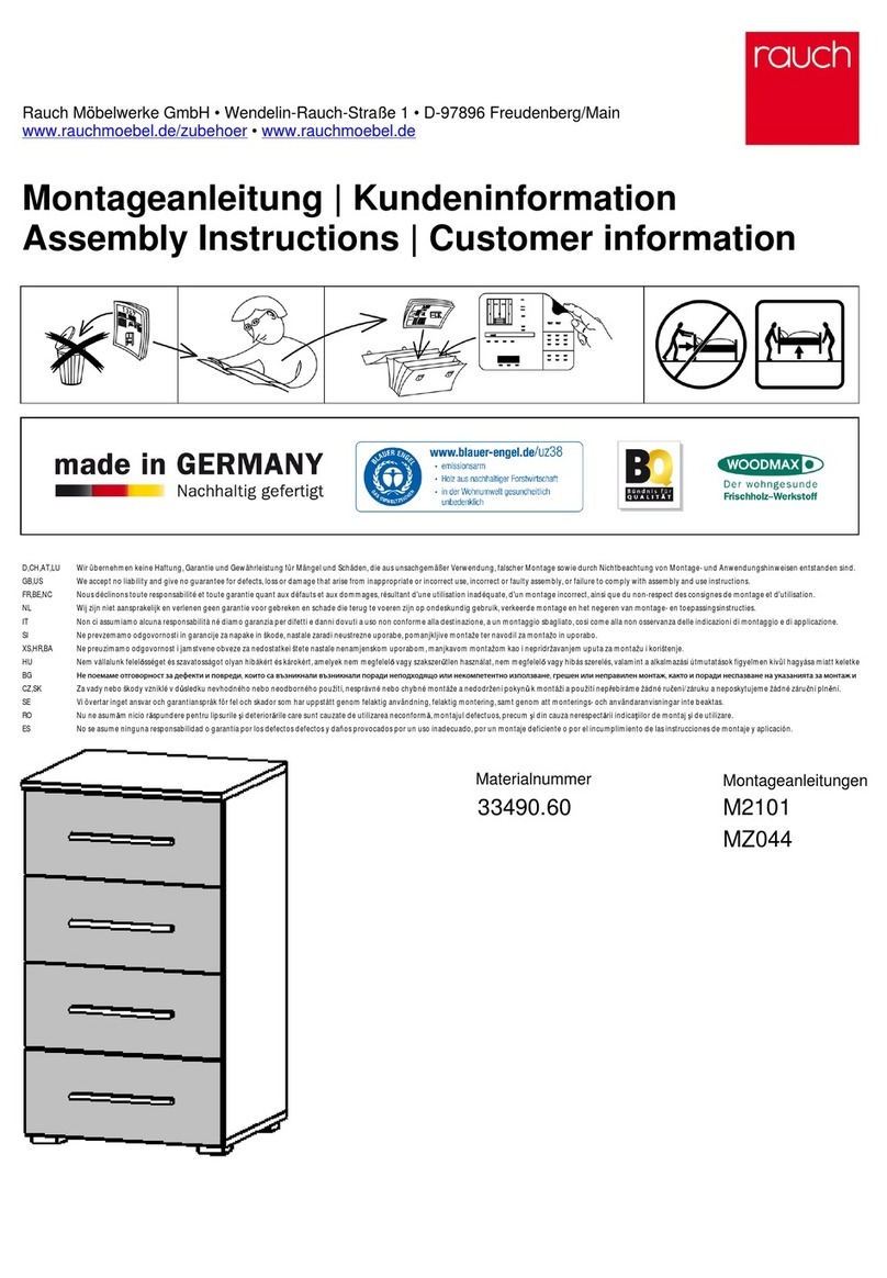 Rauch M2101 Assembly instructions