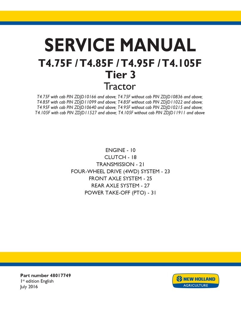 New Holland ZDJD10166 User manual