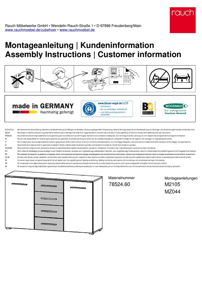 Rauch M2105 User manual