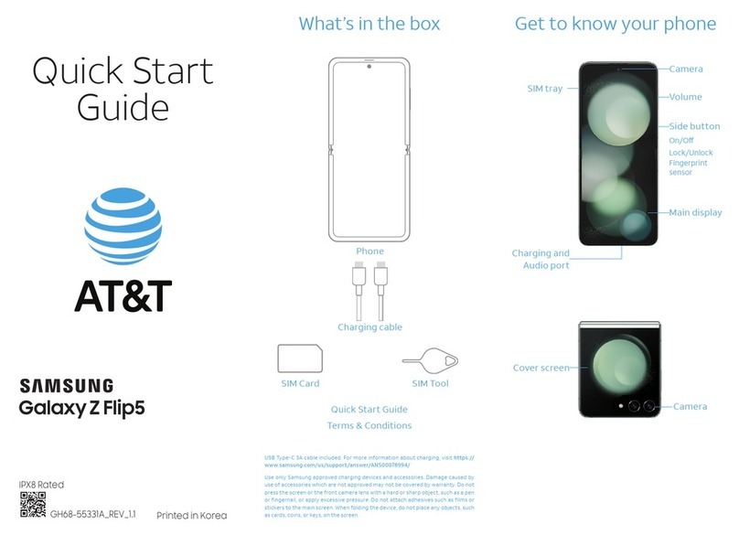 Samsung Galaxy Z Flip5 User manual