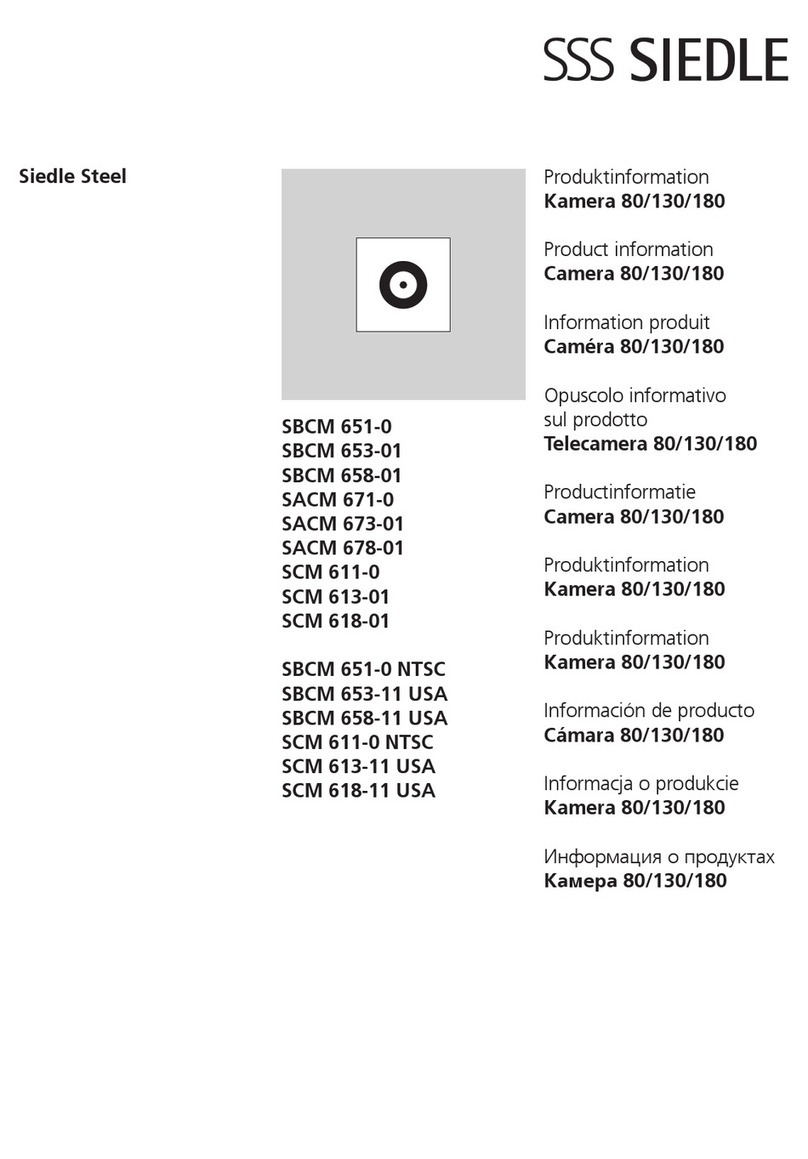 SSS Siedle SBCM 651-0 Product information