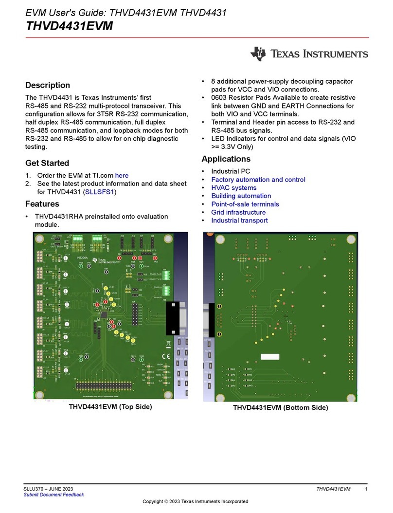 Texas Instruments THVD4431EVM user guide