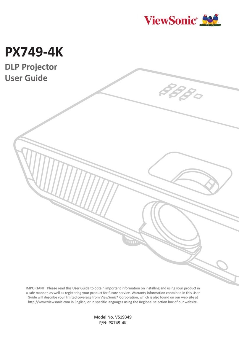 ViewSonic PX749-4K User manual