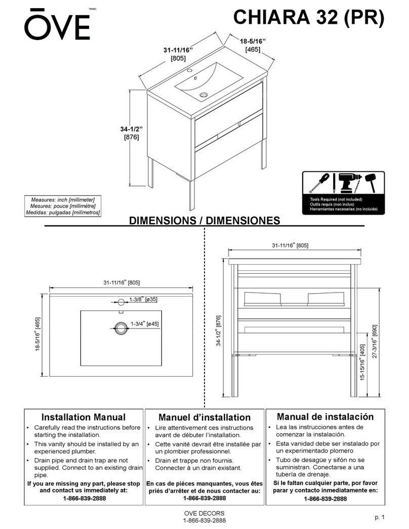 OVE CHIARA 32 PR manual OVE CHIARA 32 PR manual