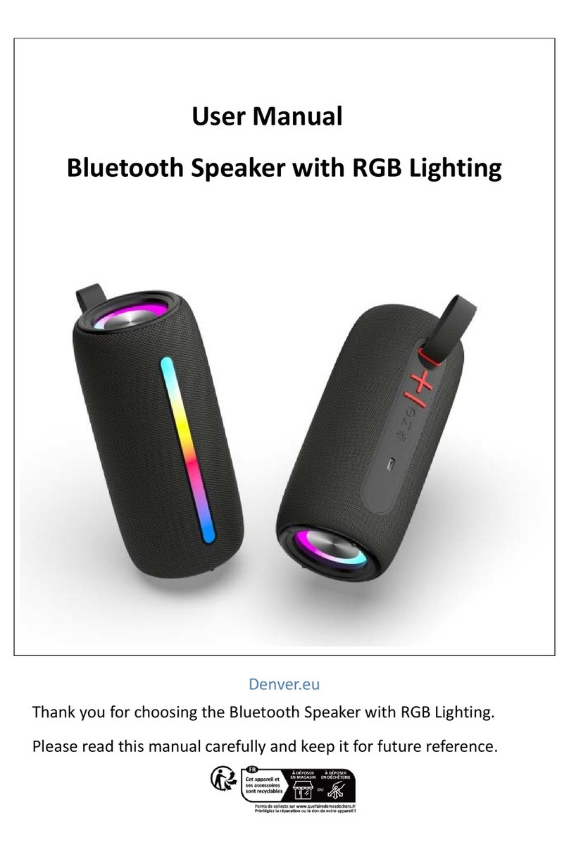 Denver BTL-360B user manual