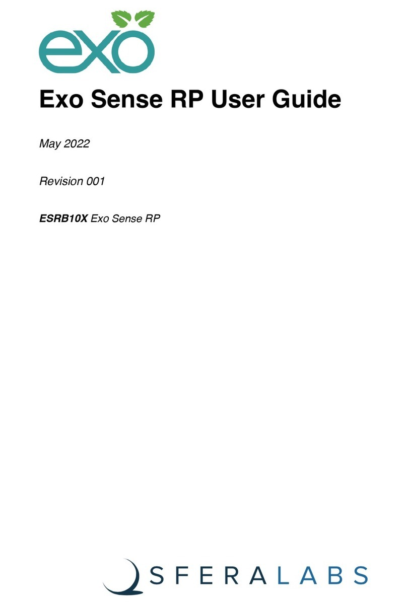 Sferalabs Exo Sense RP User manual