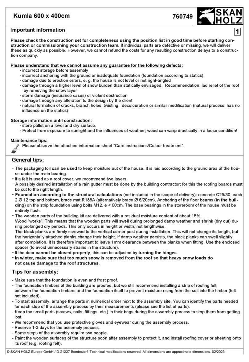 Skanholz Kumla 760749 manual