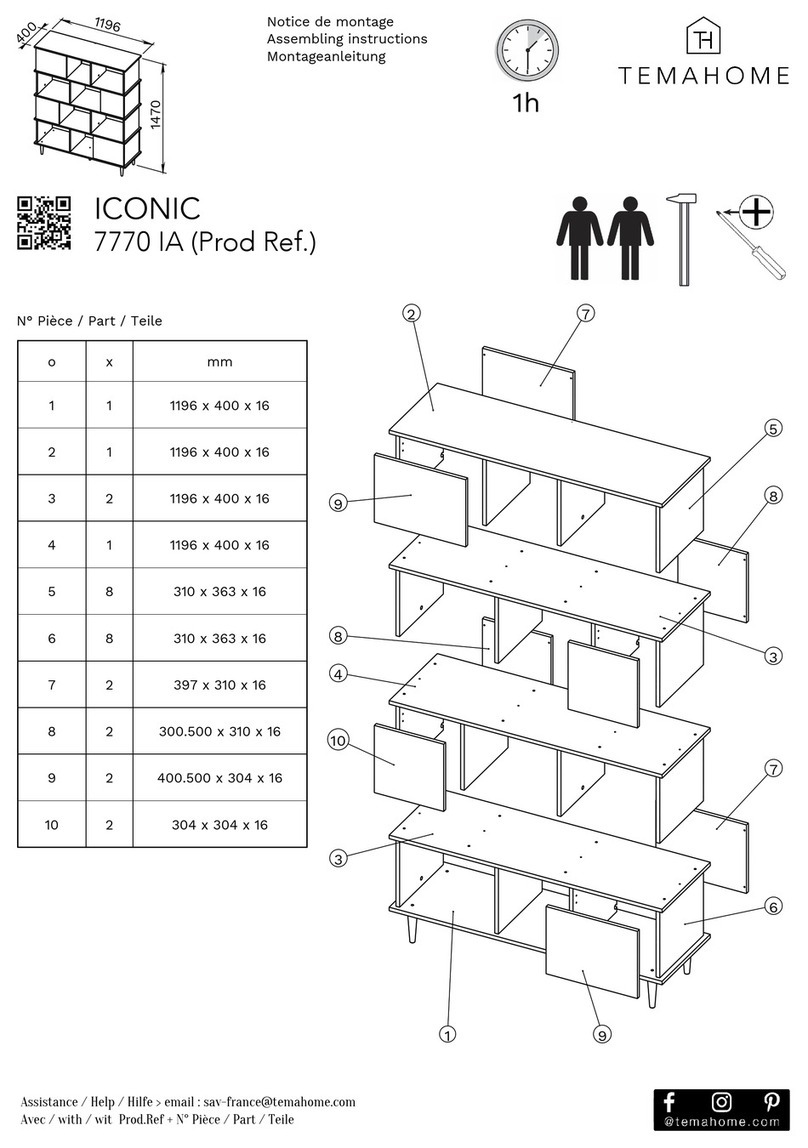 TemaHome ICONIC 7770 IA Installation guide TemaHome ICONIC 7770 IA Installation guide