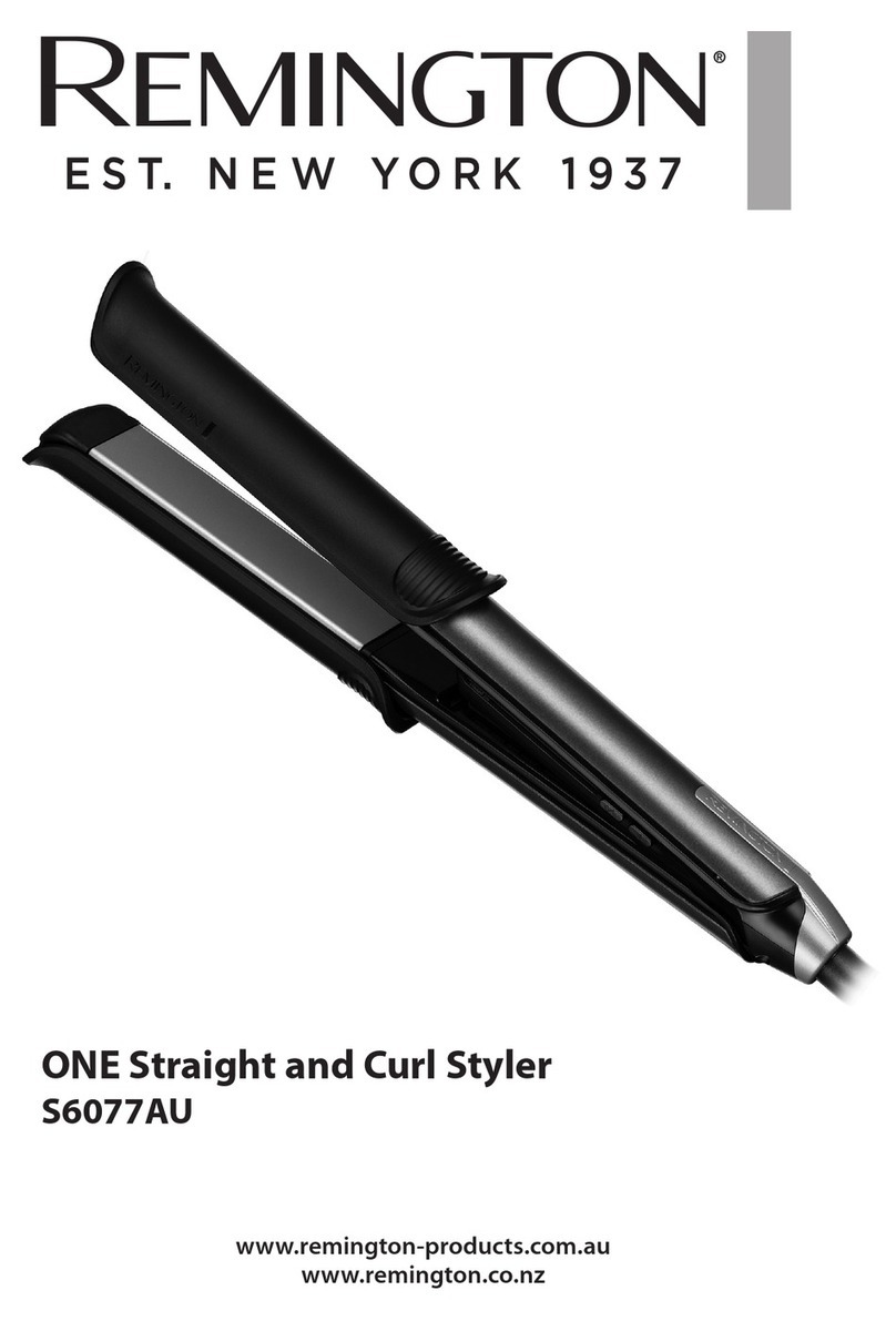 Remington ONE Straight and Curl Styler manual