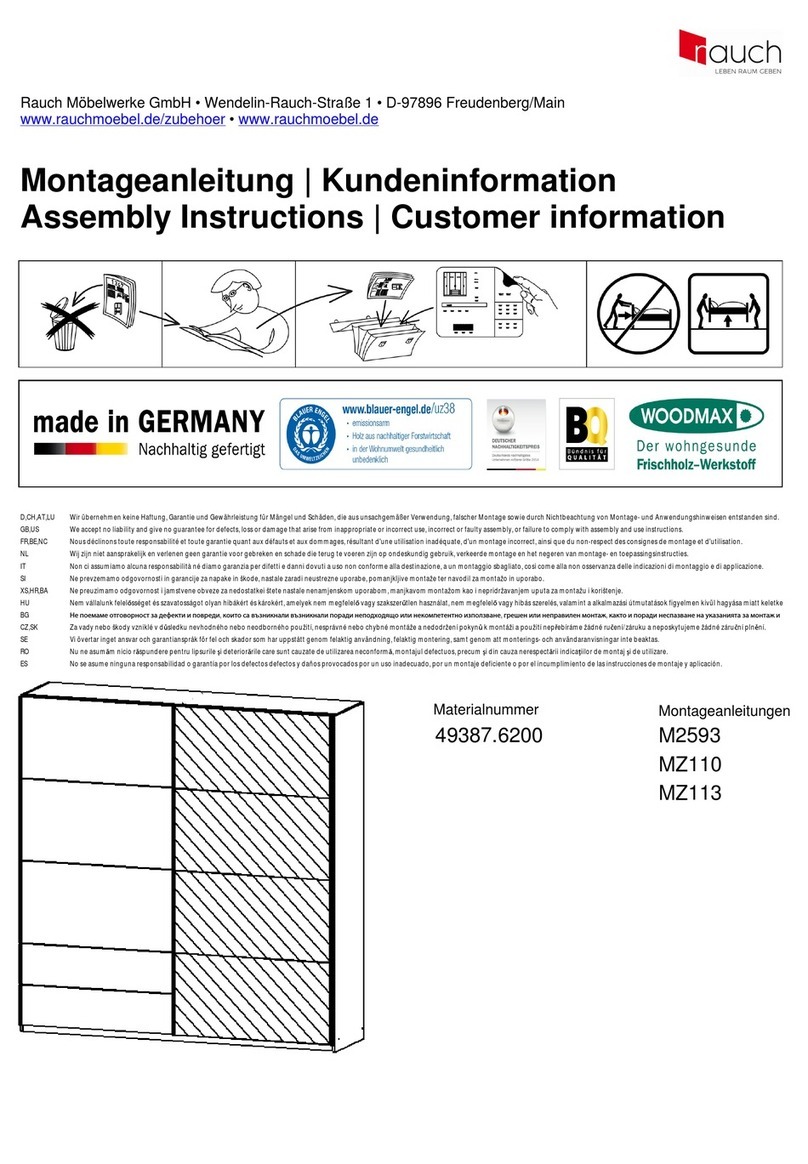 Rauch M2593 Assembly instructions