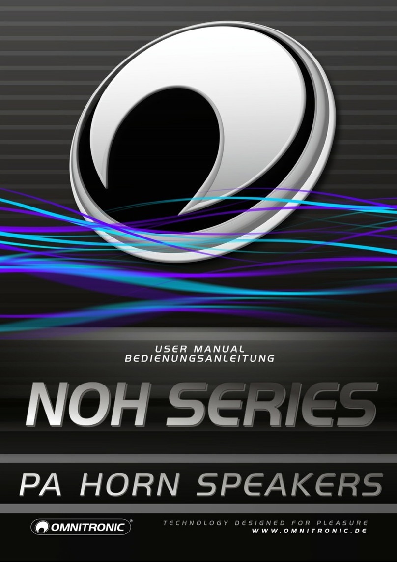 Omnitronic NOH Series User manual