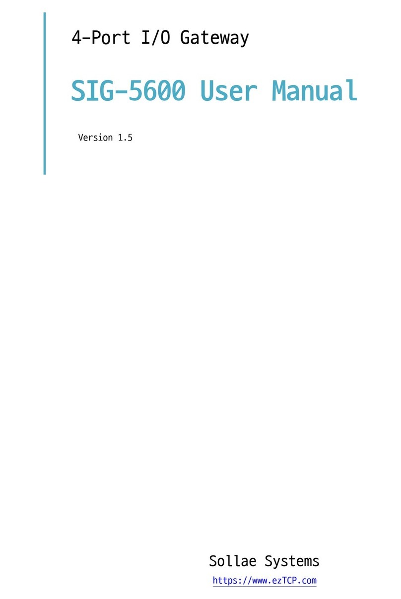 Sollae SIG-5600 User manual