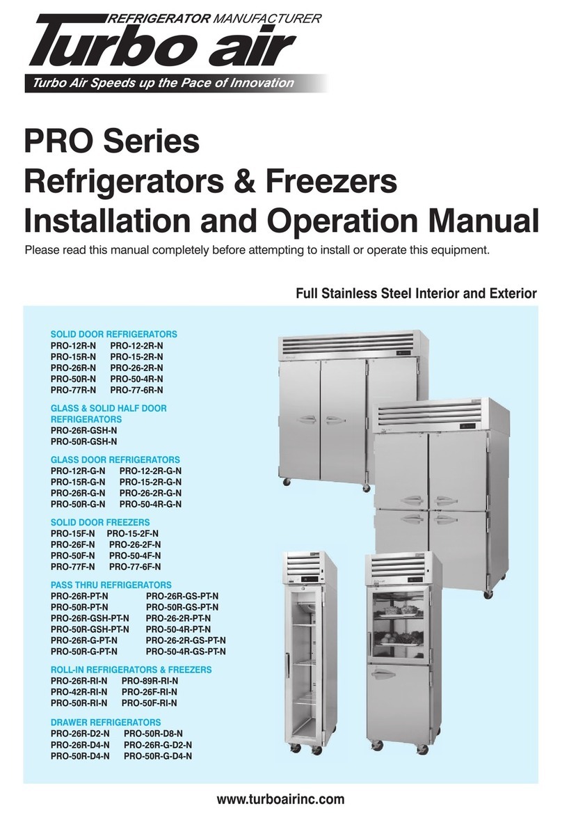 Turboair PRO-89R-RI-N User manual Turboair PRO-89R-RI-N User manual