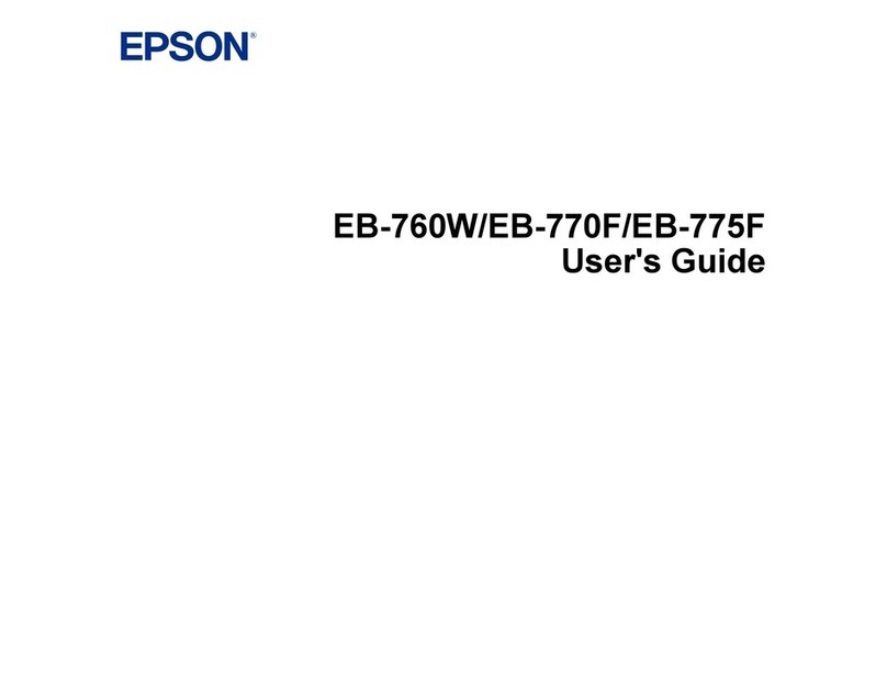 Epson EB-770F User manual