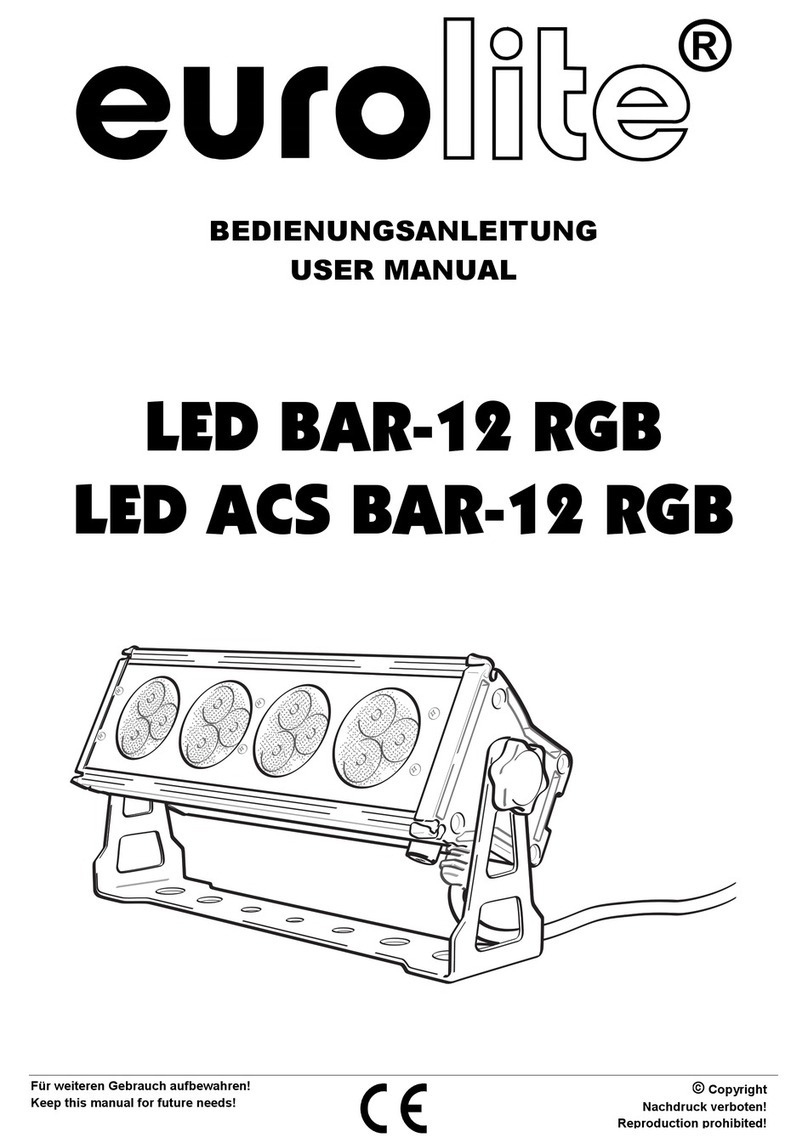 EuroLite LED BAR-12 RGB user manual