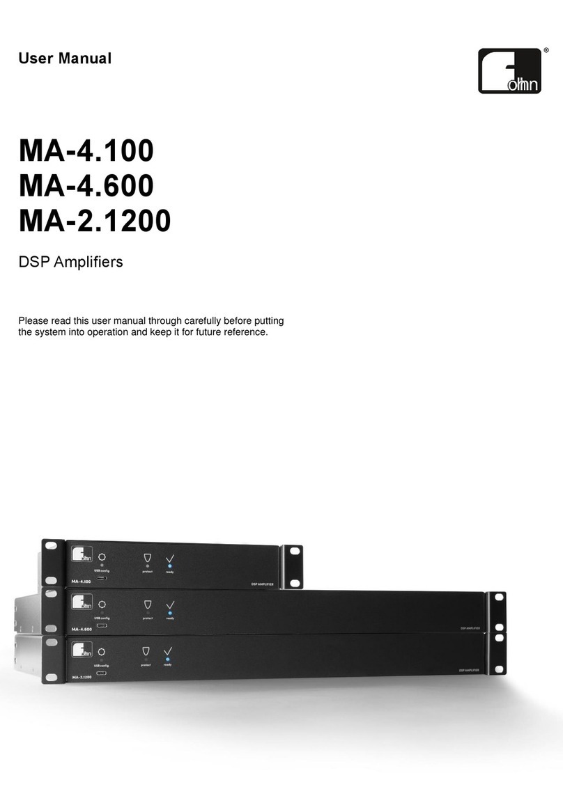Fohhn MA Series user manual