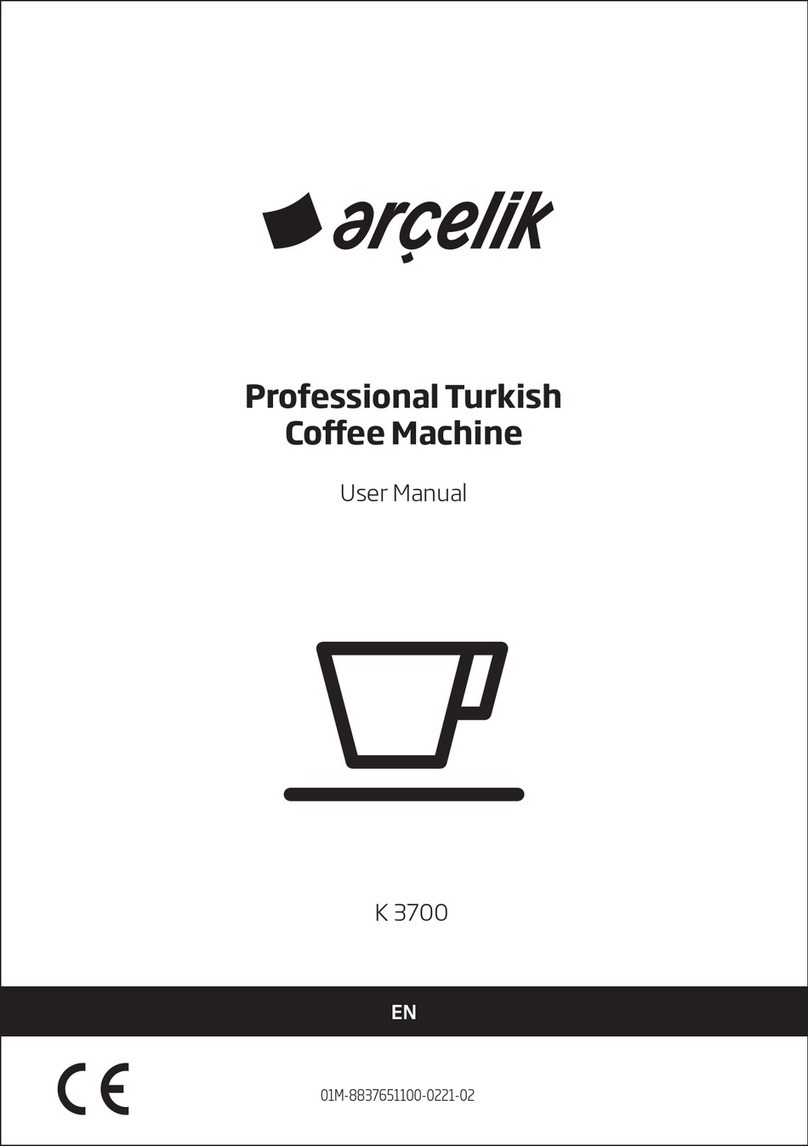 arcelik K 3700 user manual