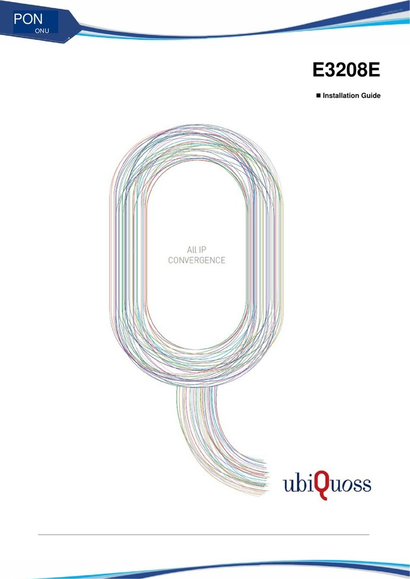 ubiquoss E3208E installation guide