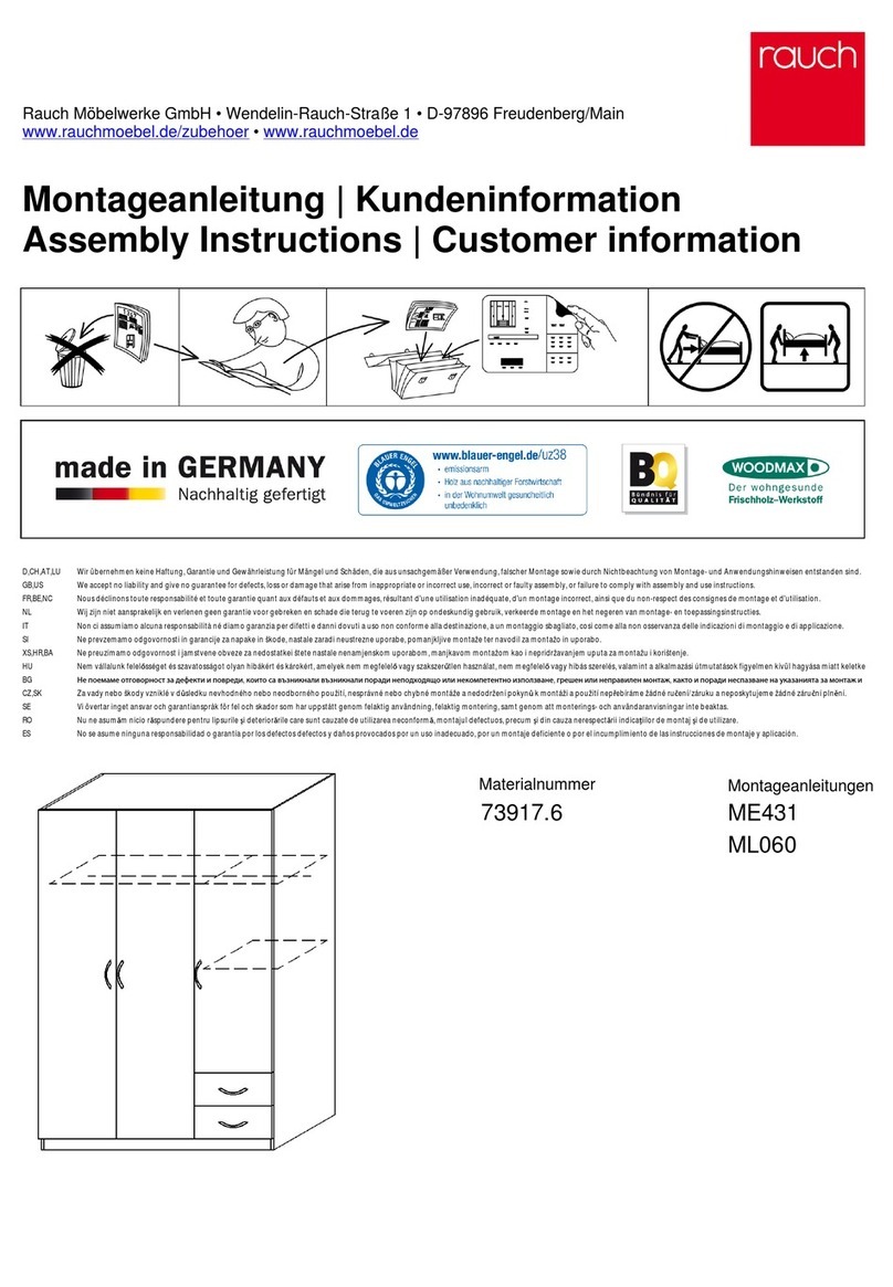 Rauch ML060 Assembly instructions Rauch ML060 Assembly instructions