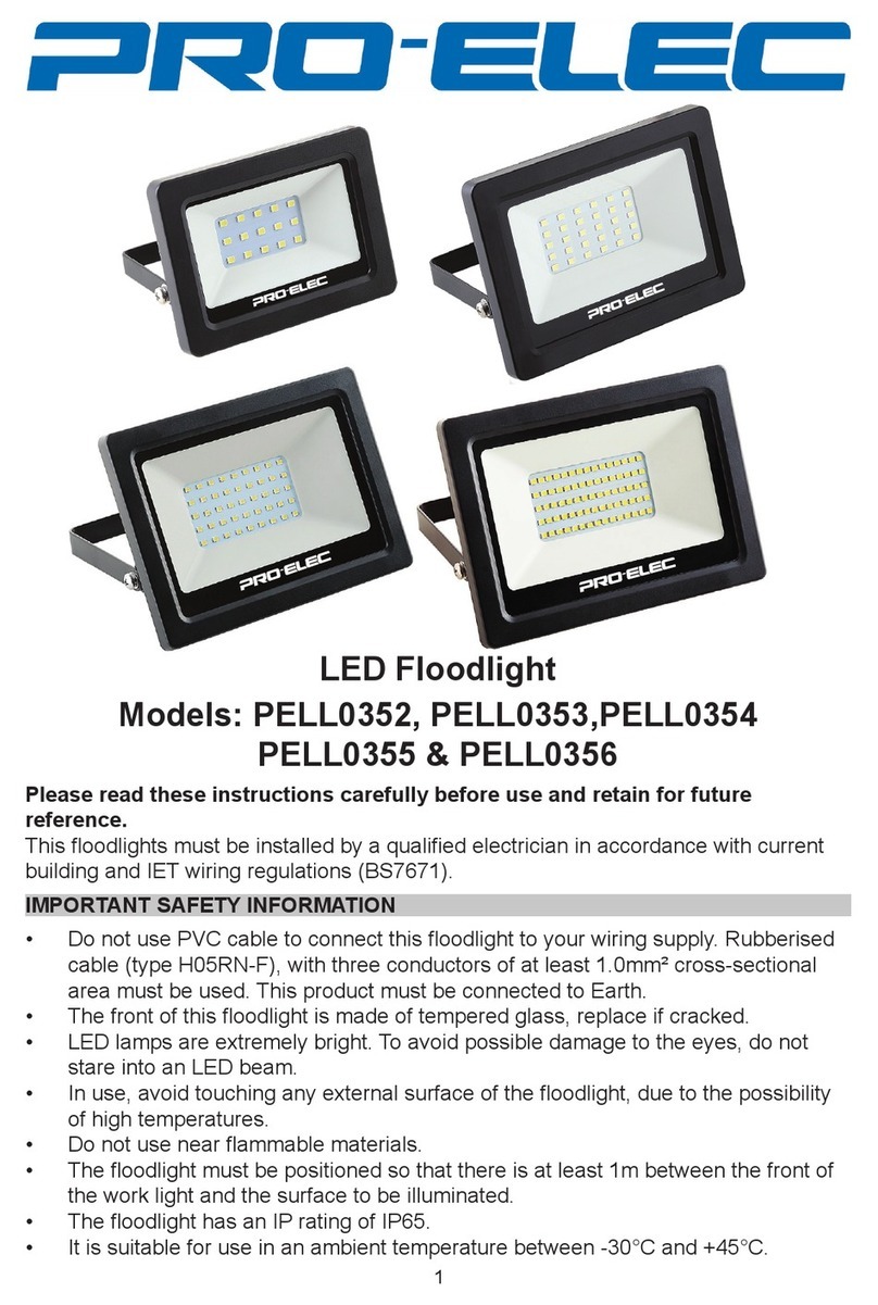 Pro-Elec PELL0352 User manual