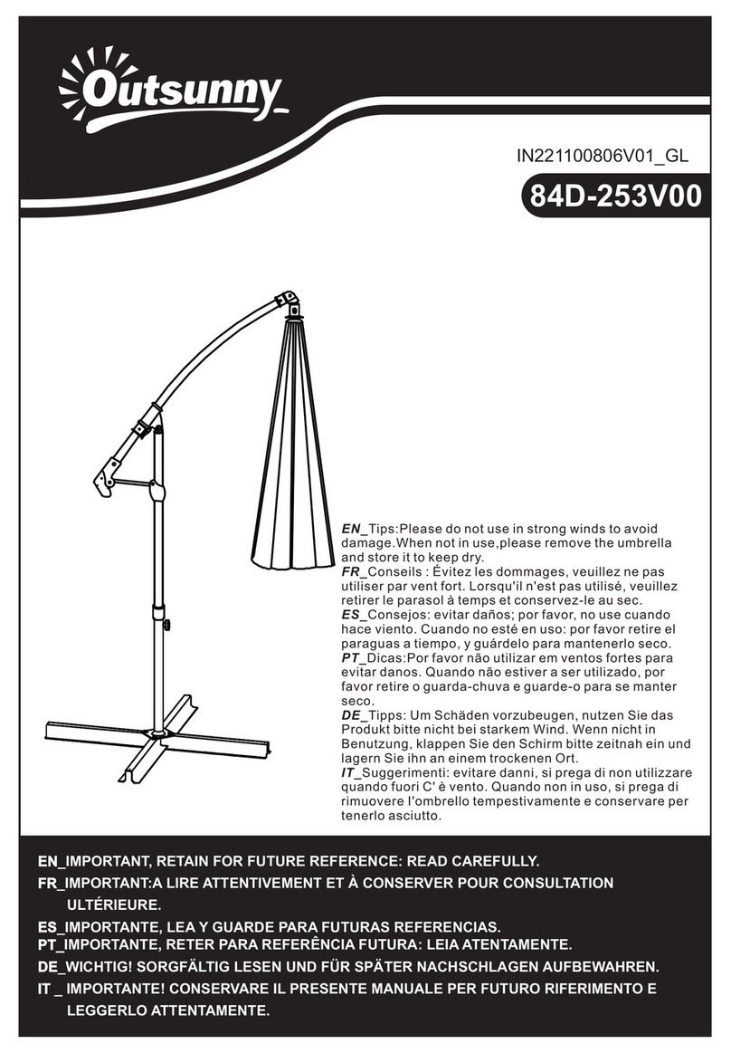 Outsunny 84D-253V00 manual