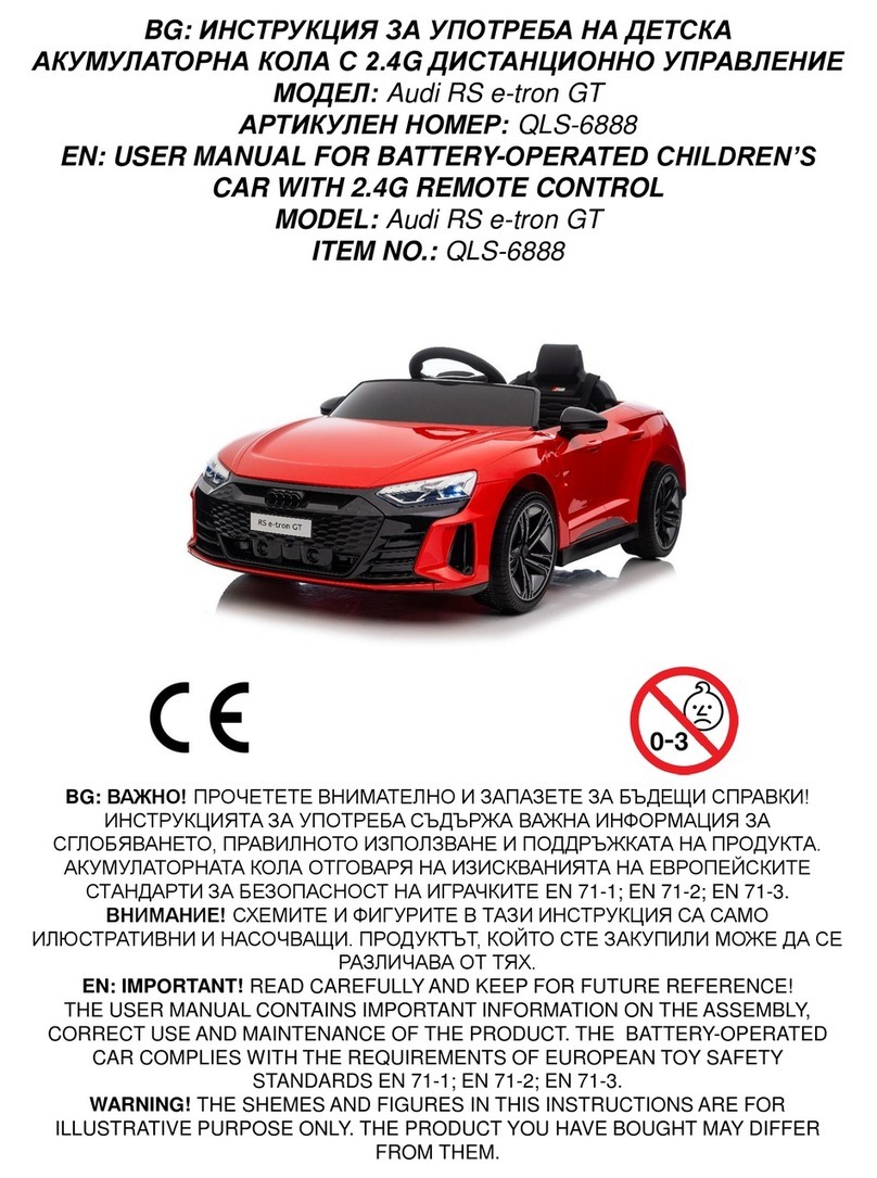Moni Audi RS e-tron GT User manual