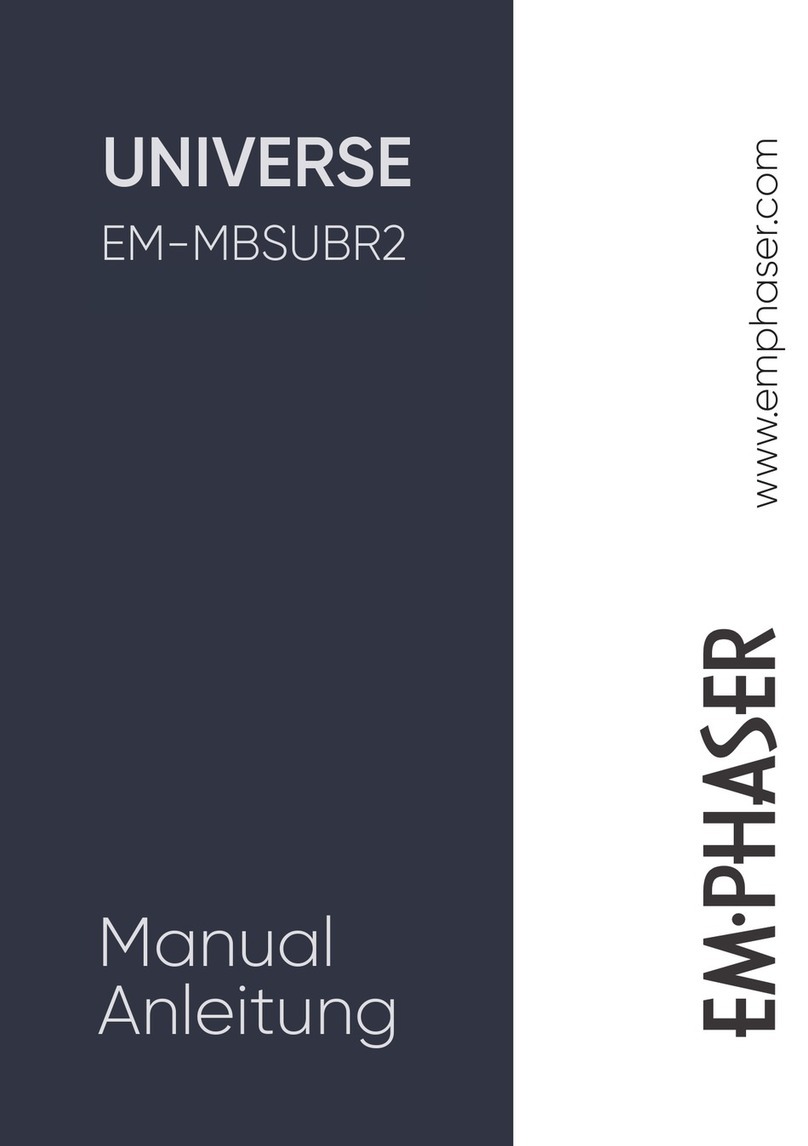 EMPHASER UNIVERSE EM-MBSUBR2 User manual EMPHASER UNIVERSE EM-MBSUBR2 User manual