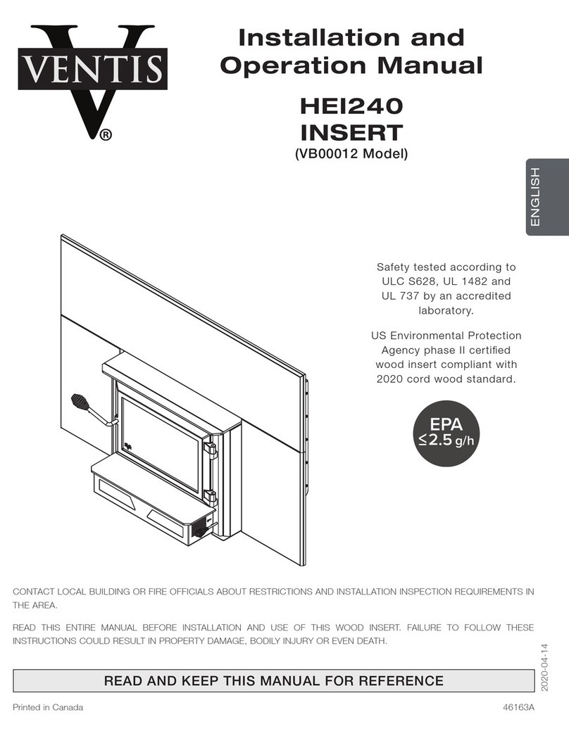 Ventis VB00012 Installation and operation manual