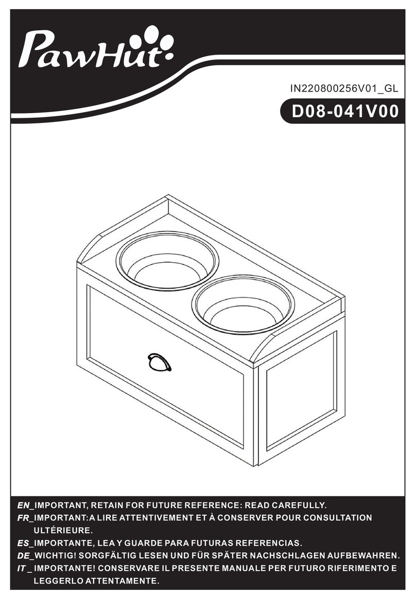 PawHut D08-041V00 User manual PawHut D08-041V00 User manual