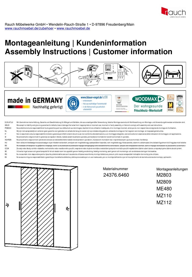 Rauch M2803 Assembly instructions