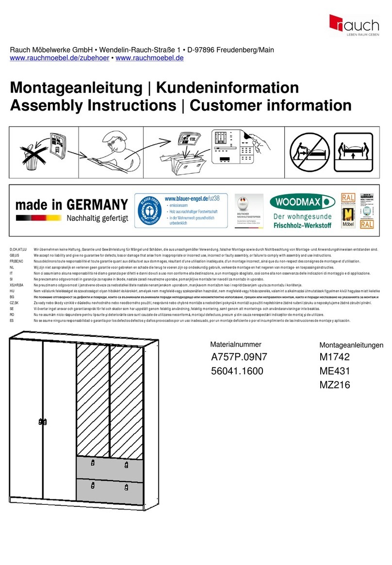 Rauch M1742 Assembly instructions