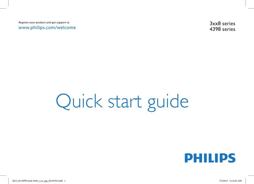 Philips 3 8 Series User manual