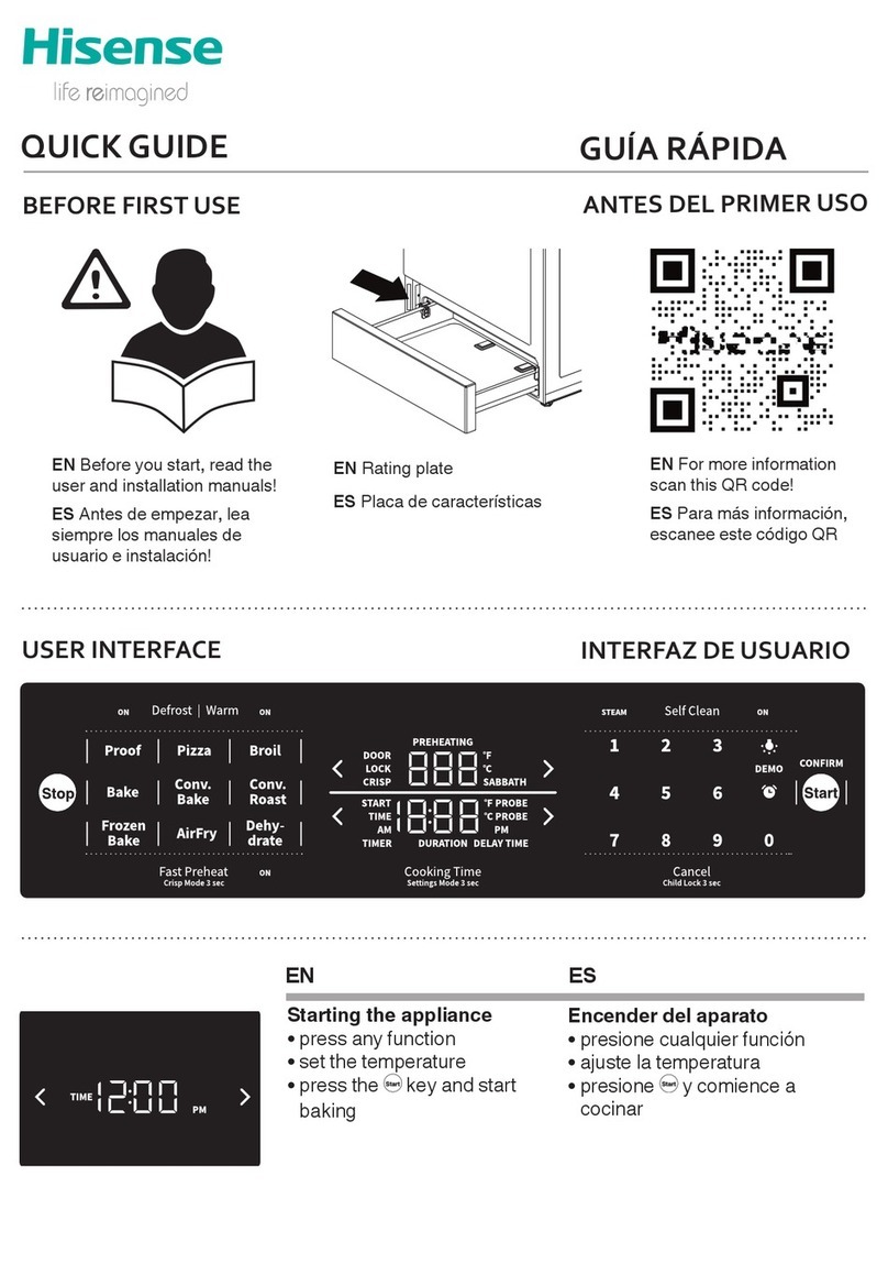 Hisense HBG3601CPS User manual
