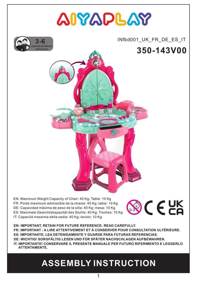 Aiyaplay 350-143V00 Assembly instructions