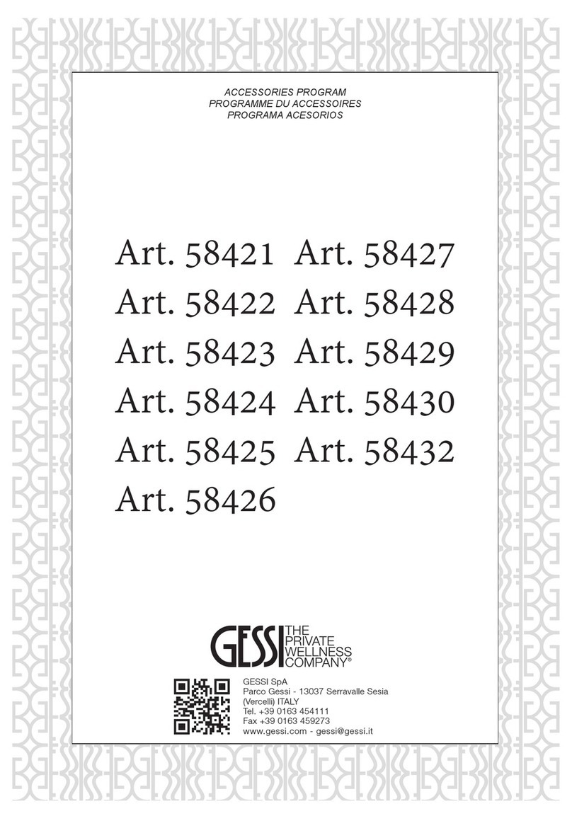 Gessi 58421 manual