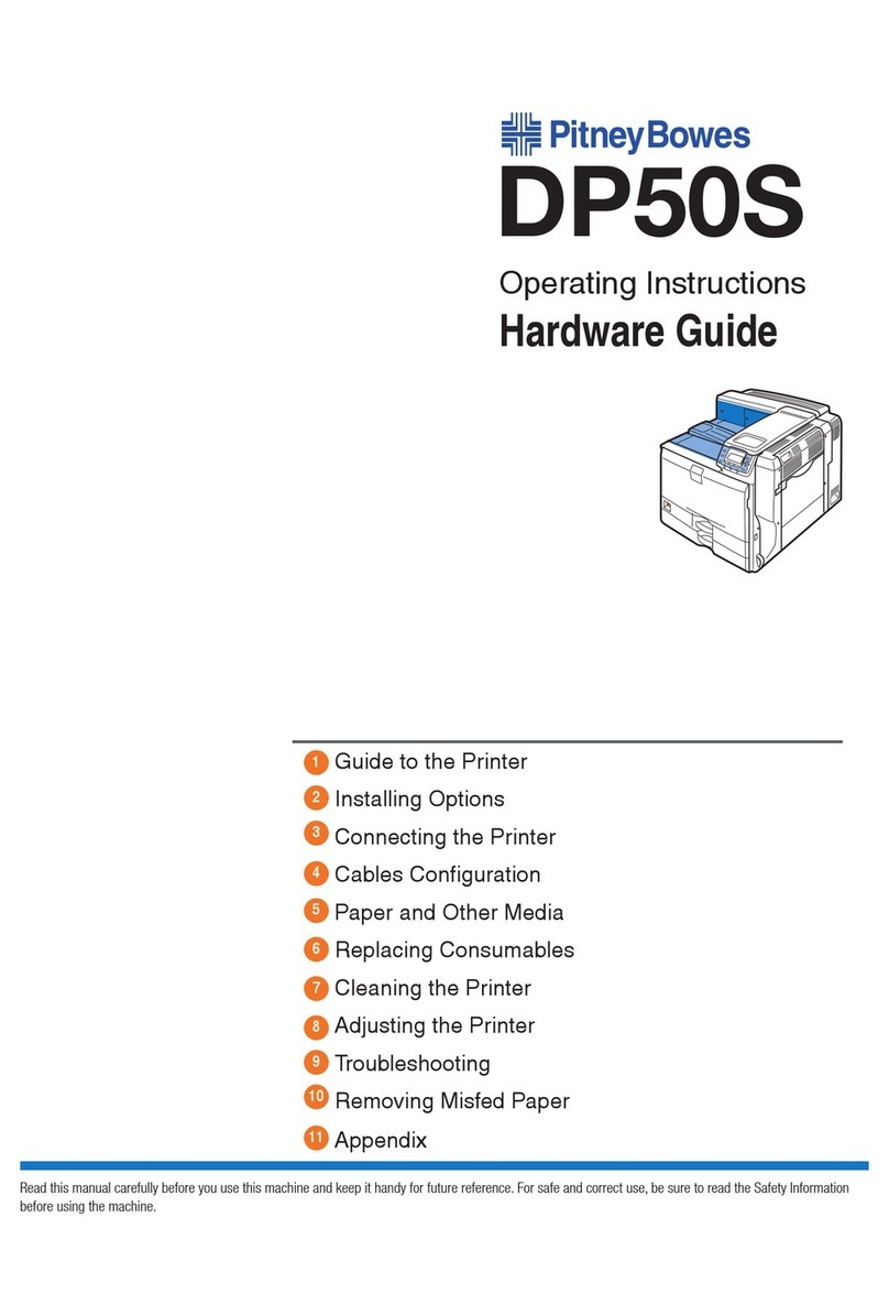 Pitney Bowes DP50S User manual