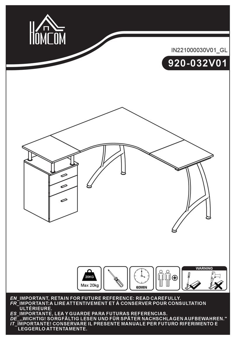 HOMCOM 920-032V01 User manual HOMCOM 920-032V01 User manual