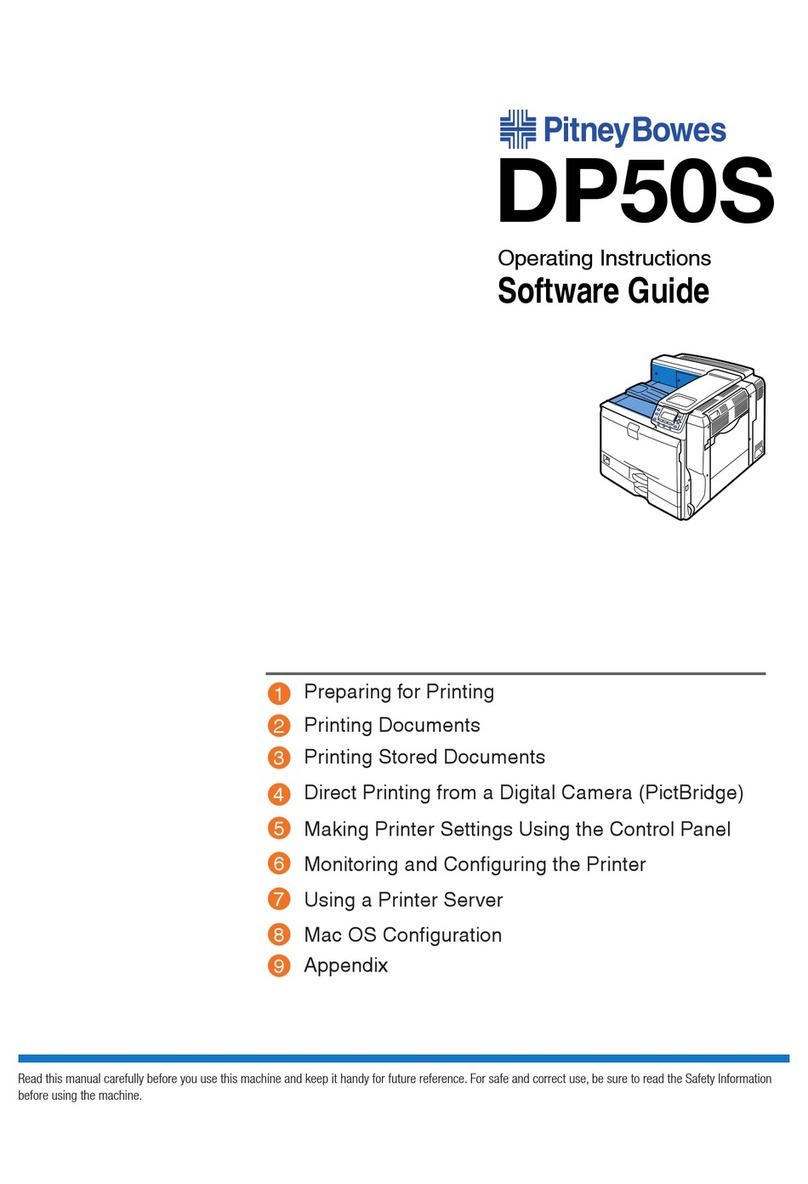 Pitney Bowes DP50P User manual