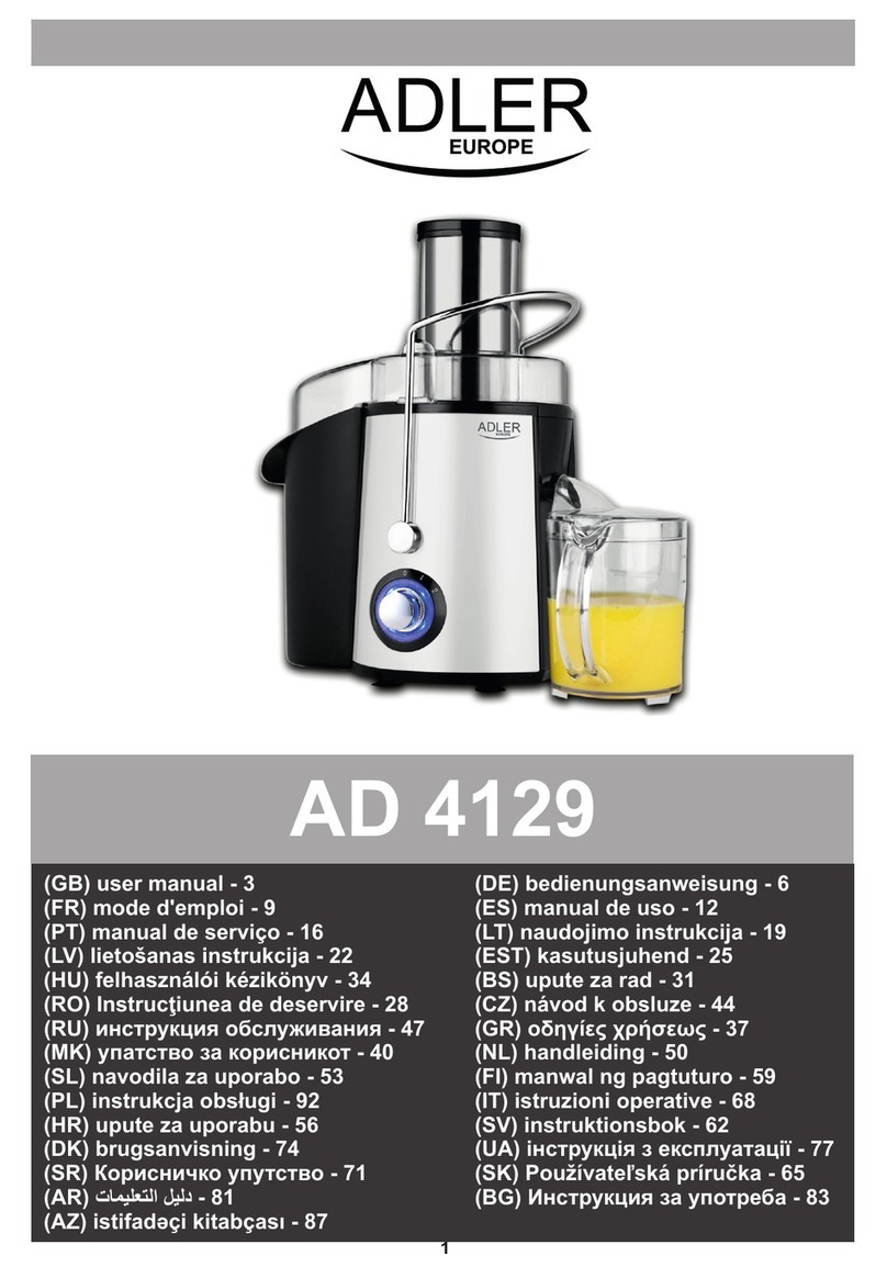 Adler Europe AD 4129 user manual