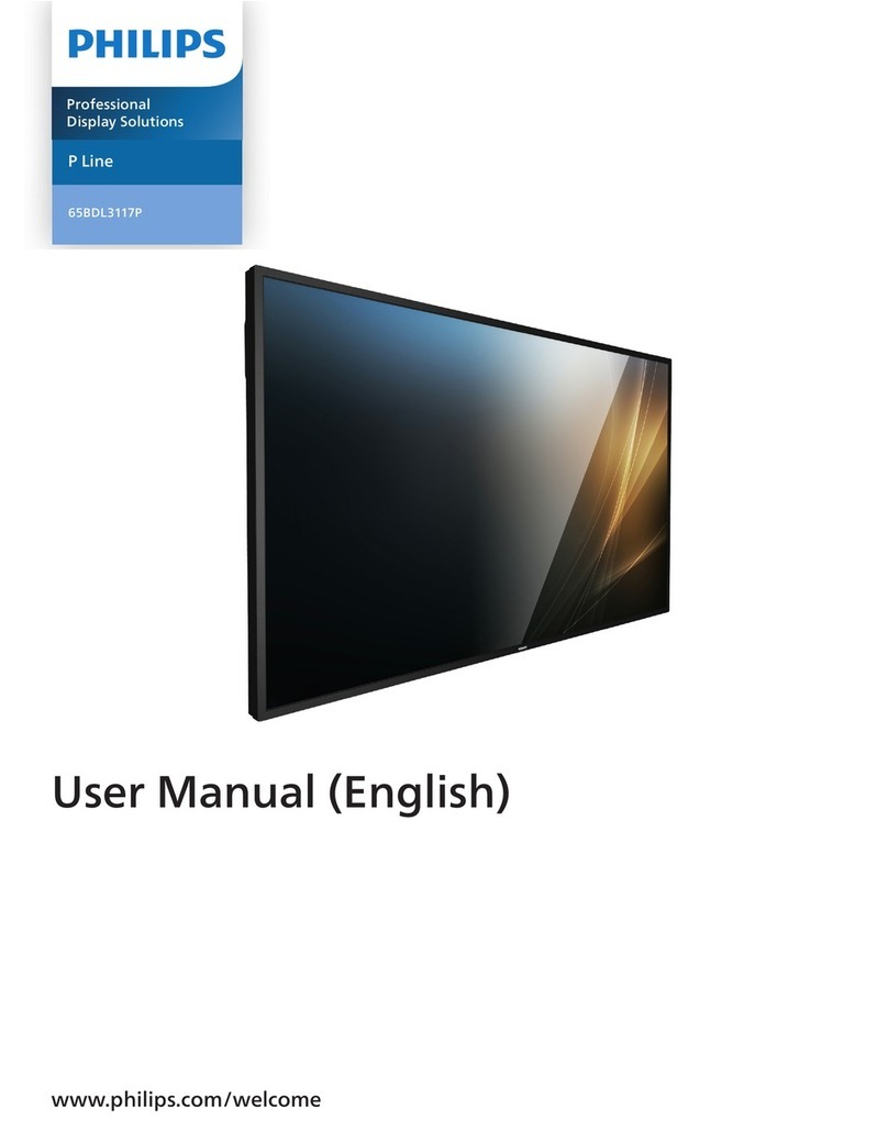 Philips P Line 65BDL3117P/11 User manual